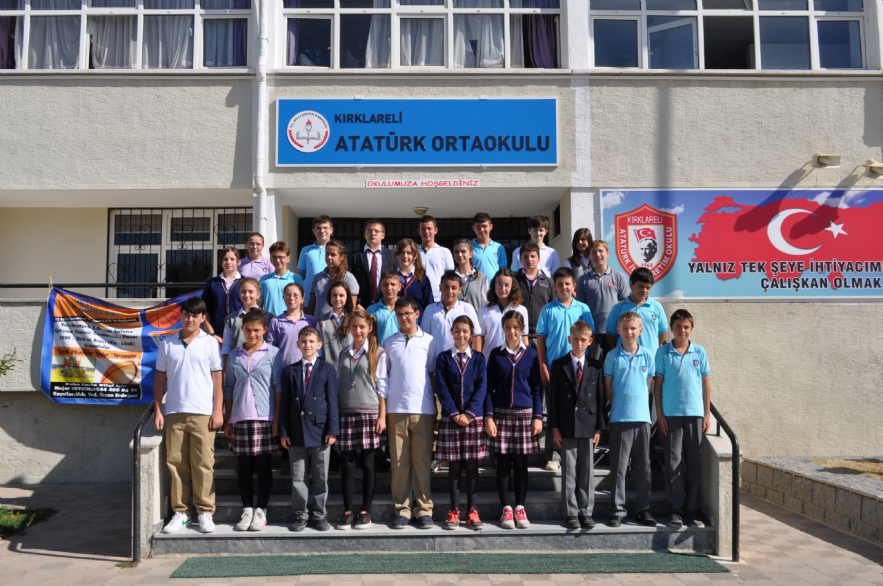 Kırklareli Atatürk Ortaokulu 8D sınıfı Yıl 2012
